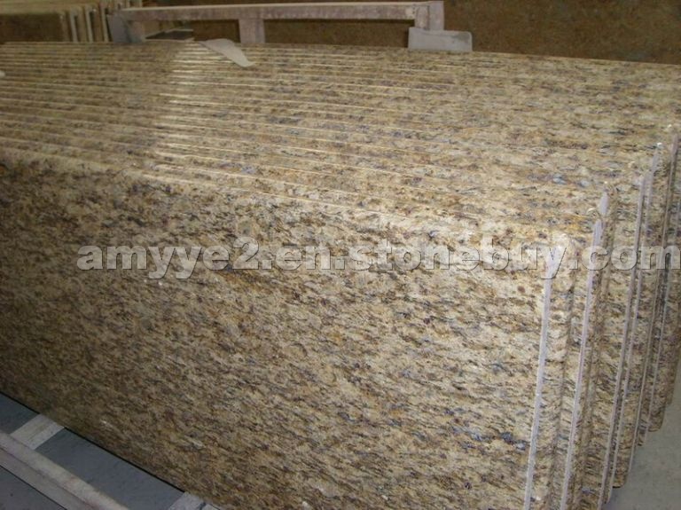 Giallo Cecilia Dark prefabricated granite countert