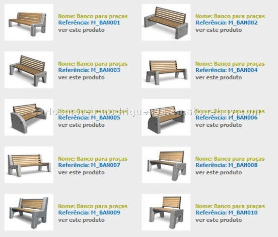 Granite Stone Street Furnitures, Benches