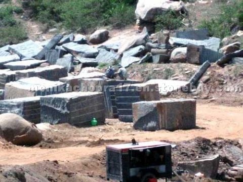 Black Galaxy Granite Blocks