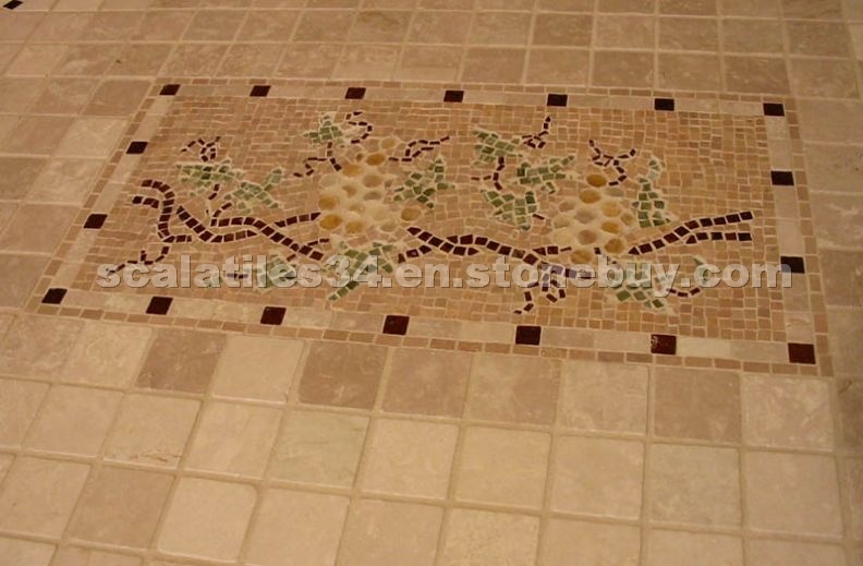 Island counter top, grape mosaic