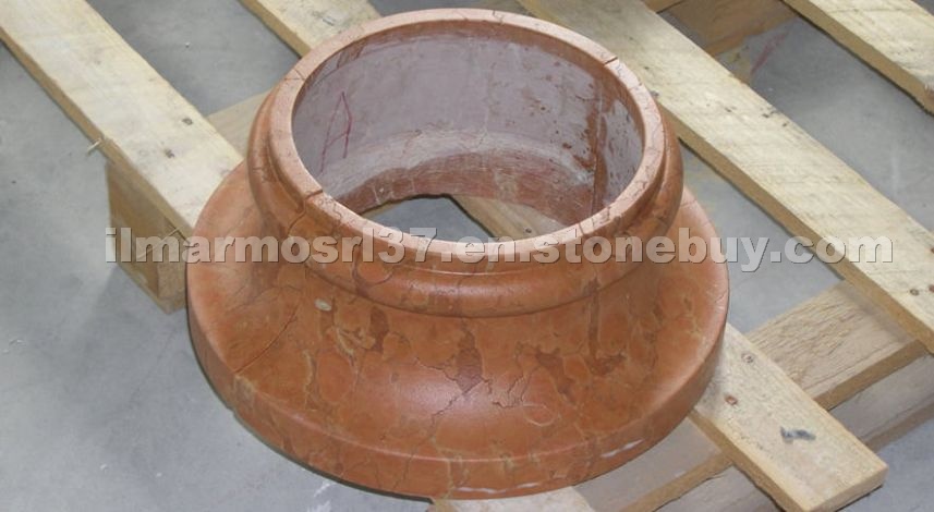 Column - Rosso Verona Marble