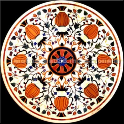 Marble Inlay Table Top