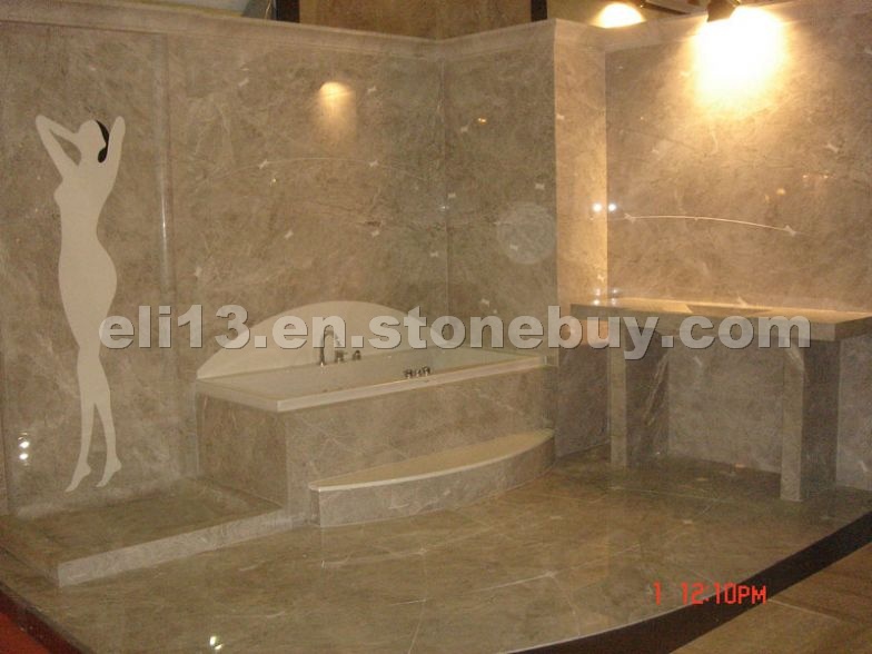 Ramon Gray Limestone Bath Design