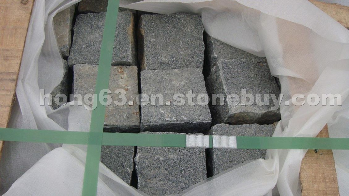 G654 granite cubic/paving stone