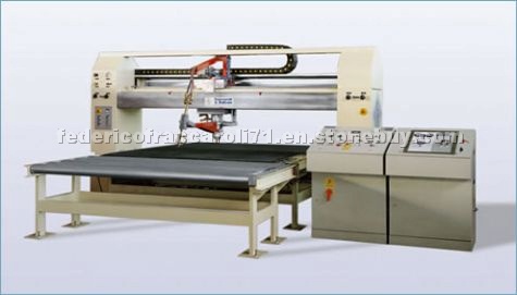 Bush-hammering - Flaming Machine