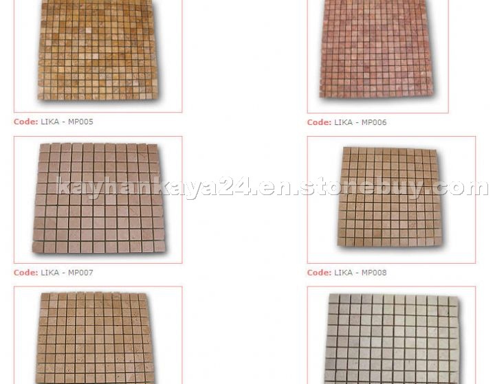 Travertine Mosaic Patterns