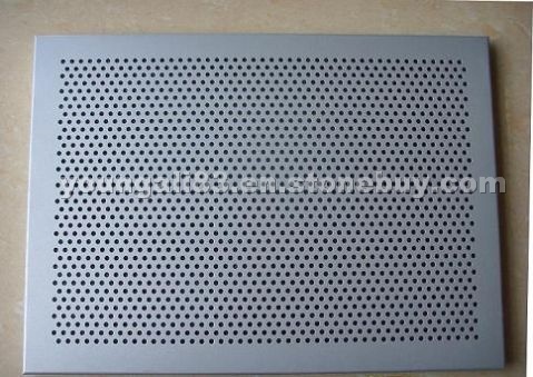 Perforated ceiling aluminum honeycomb panel