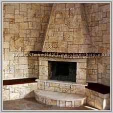 Travertine fireplaces