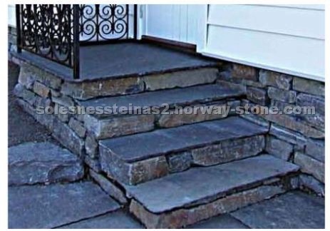 Slate Steps and Wall Tops