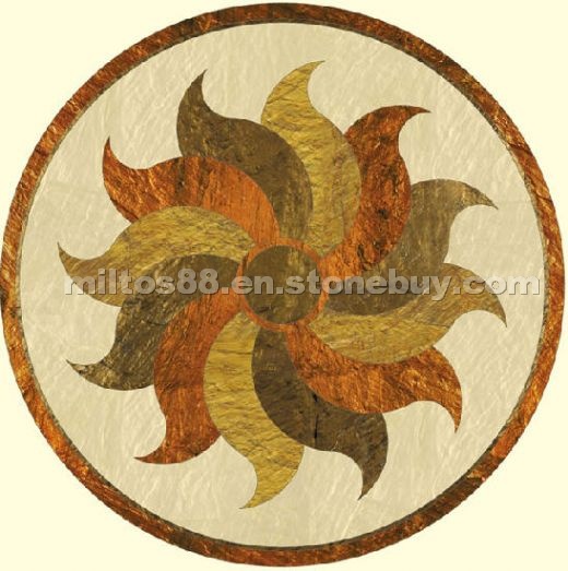 Sun Burst floor pattern Sun Burst floor pattern