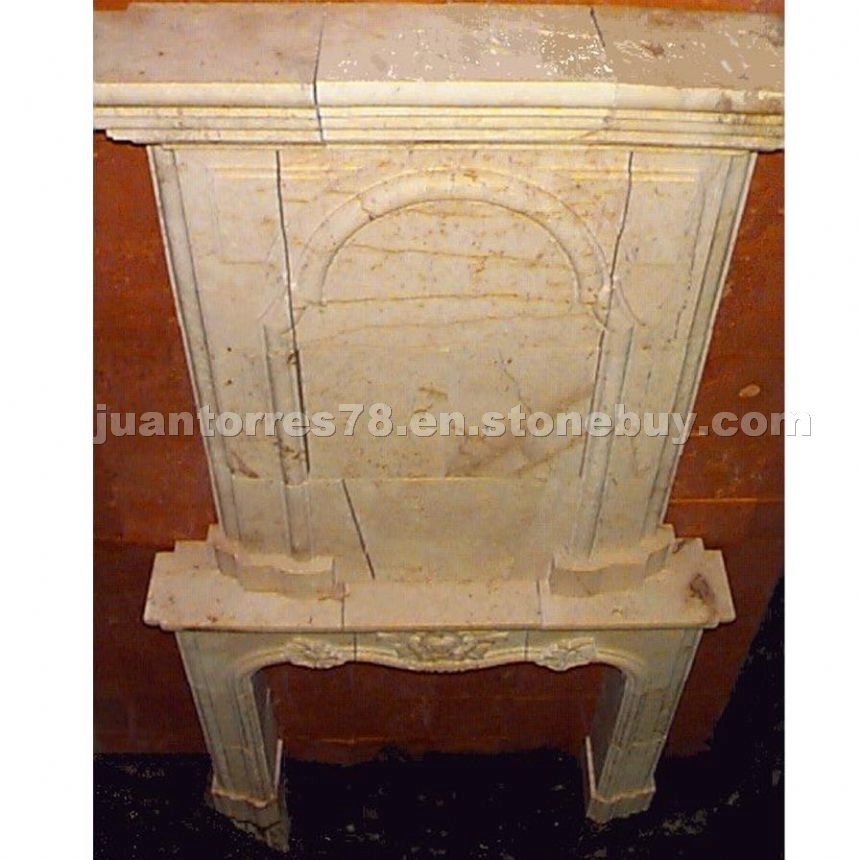 Coquina Stone Fireplace