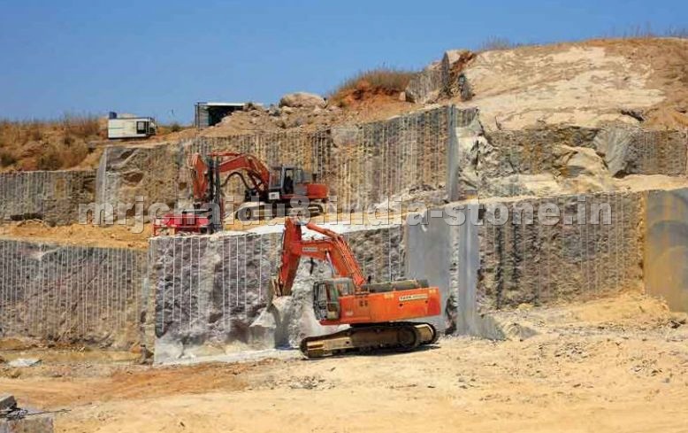 Indian Aurora Granite Quarry, Blocks
