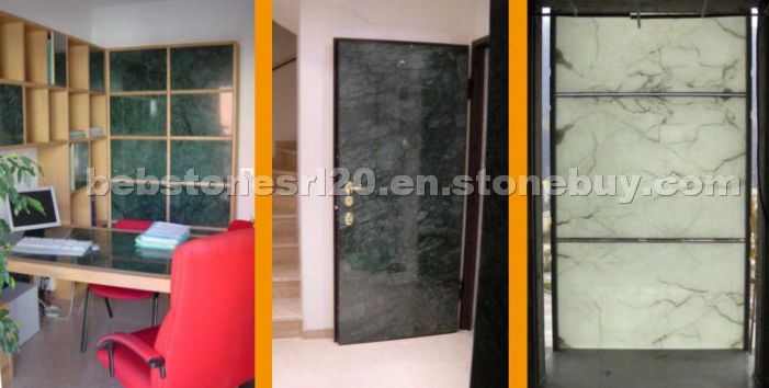 Marble doors, furniture