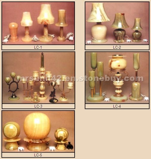 Onyx Lamp Stand