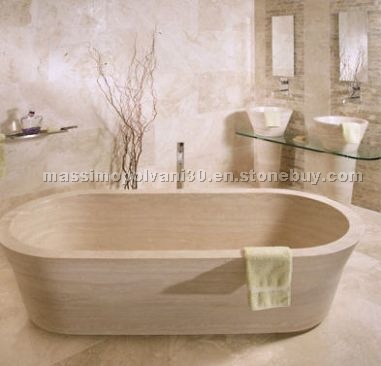 Nuvolato Bathtub, tile Nuvolato Bathtub, tile