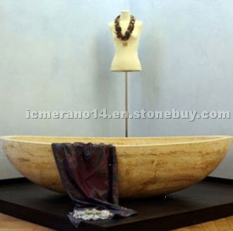Travertine Bathtub