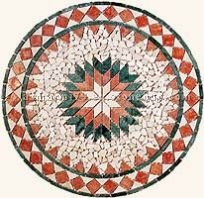 Marble Mosaic Rosette