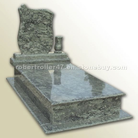 Olive Green Granite Monument