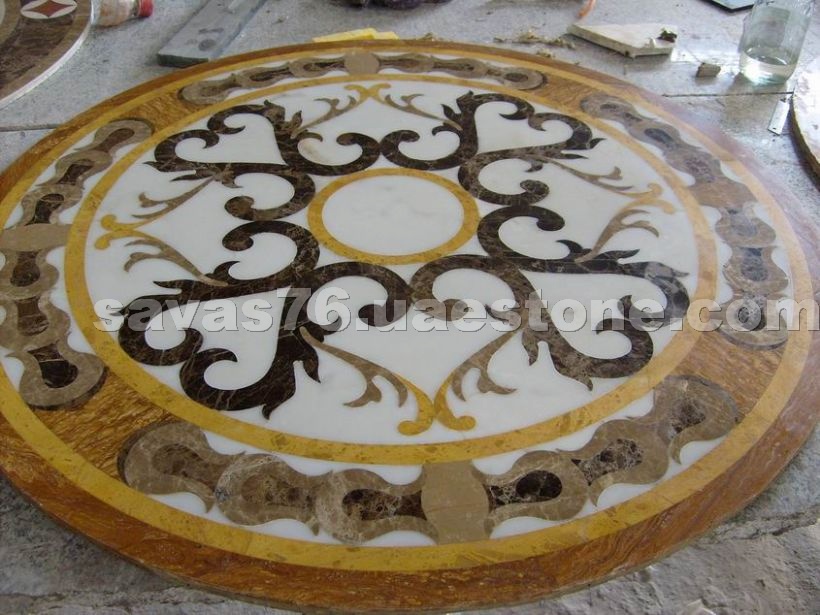 Marble medallion