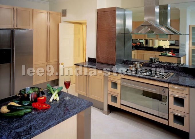 Blue Indian Granite Countertop