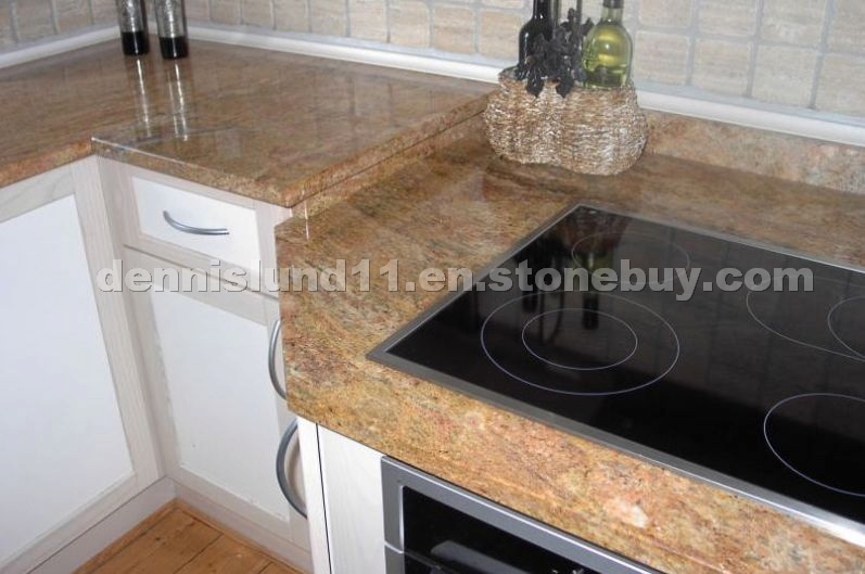 Golden Madura polished countertop