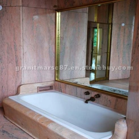 Bath design with natural stones