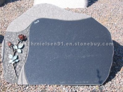 Gravestone-Polished Black granite
