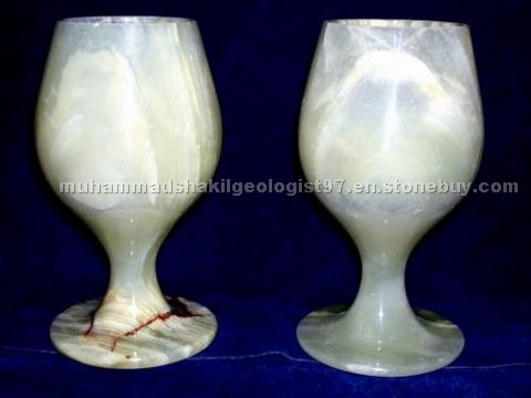 Onyx light green champagne glass