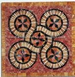 Travertine Mosaic Medallion