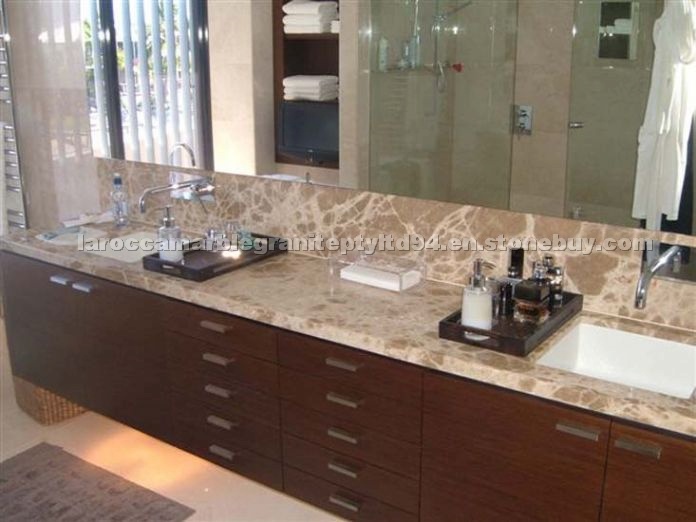 Vanity top-Cedar Brown Marble