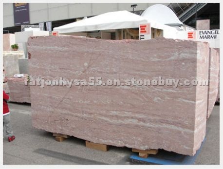 Pink Travertine Blocks