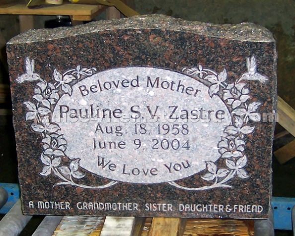 Slant Gravestone