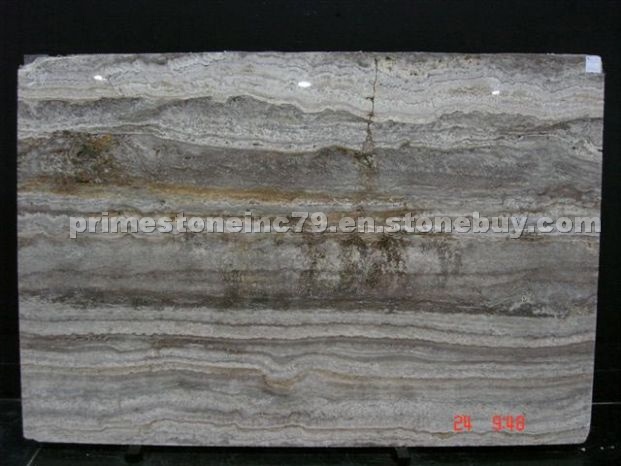 Silver Travertine Slabs