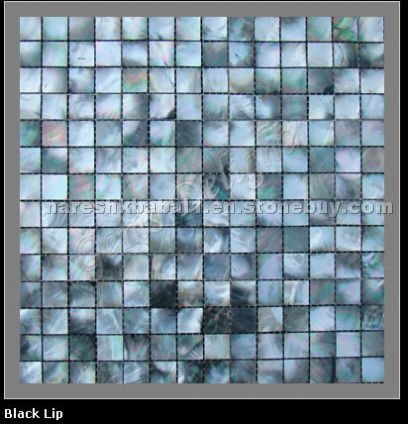 Black Lip Semi Precious Mosaic