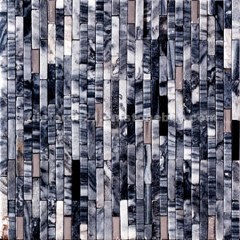 Metal and Marble Mix Mosaic