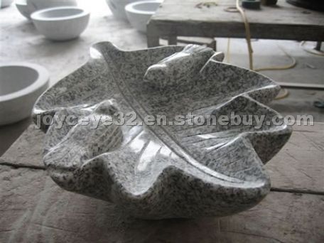 Granite birdbath