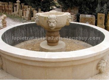 Fountain with ancient effect