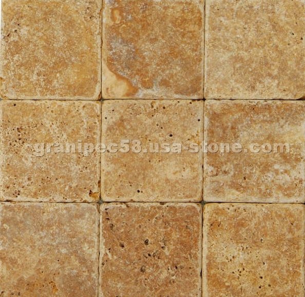 Gold Travertine Tumbled