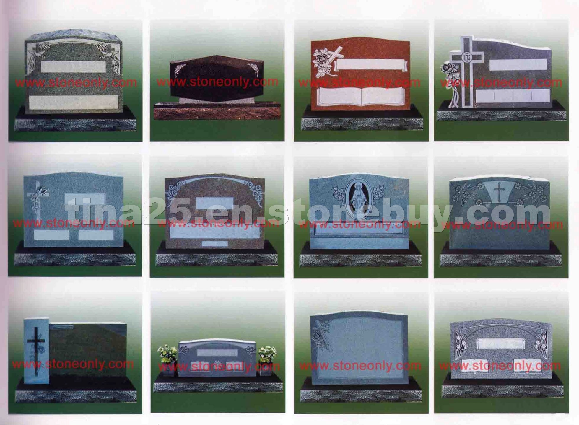 Granite Memorials, Monuments, Tombstones