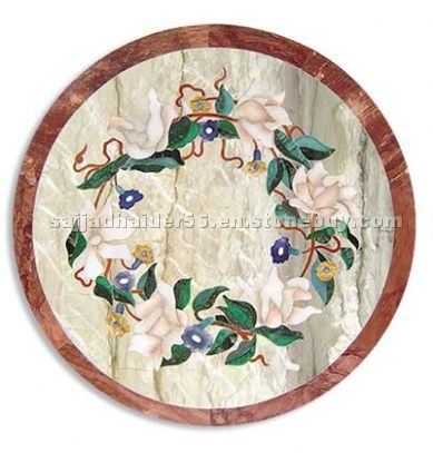 Marble Inlay Flooring Medallions