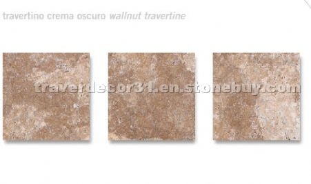 Travertino Crema Oscuro - Walnut Travertine