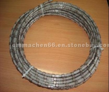Diamond wire saw for marble profiling
