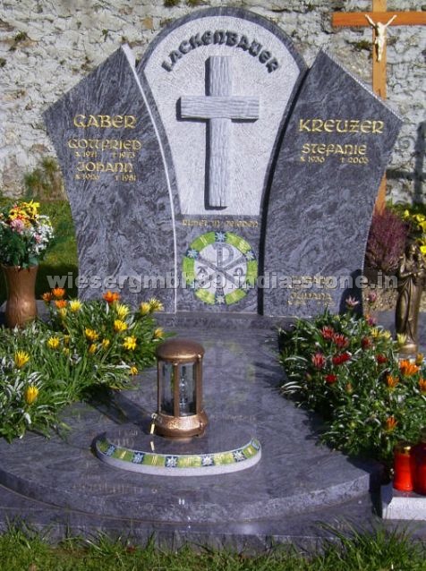 Lavender Blue Indian Granite Monument
