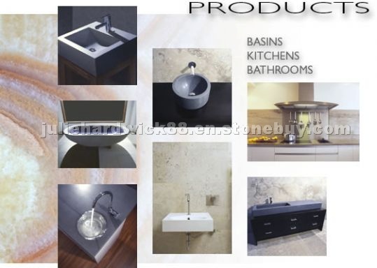 Basins, kitchens, bathroom units