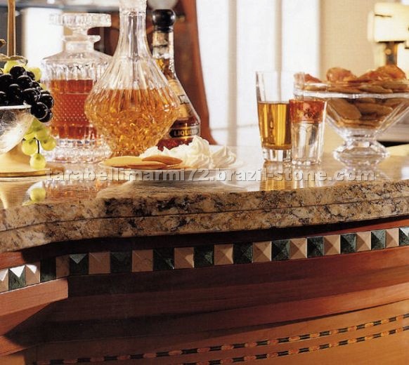 Granito Giallo Napoleone Bar Top