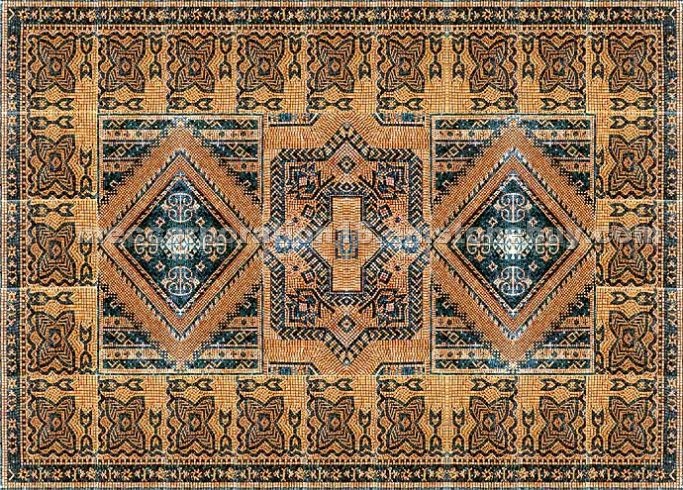 Oriental Carpets In Mosaic