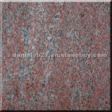 Red Multicolor Granite Tile