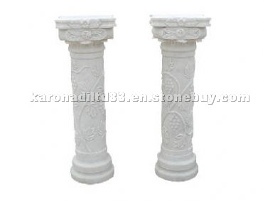 Column, white marble