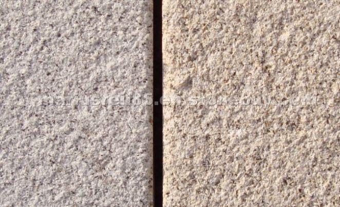 Granite mixed light gray-yellow