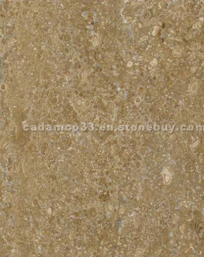 Brown travertine
